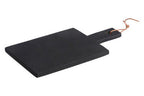 Small Slate Paddle Chopping and Serving Board | Preto