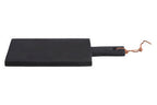 Small Slate Paddle Chopping and Serving Board | Preto