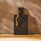 Small Slate Paddle Chopping and Serving Board | Preto