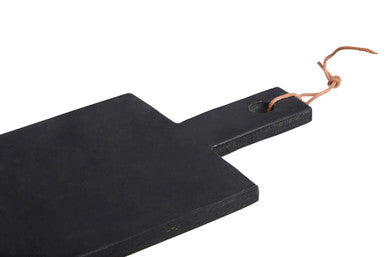 Small Slate Paddle Chopping and Serving Board | Preto