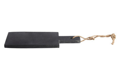 Extra Small Slate Paddle Chopping and Serving Board | Preto