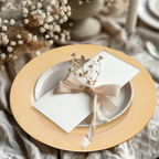 Dia Flat Gold  Charger Plate