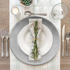 Silver Finish Charger Plate | Dia