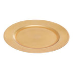 Gold Charger Plate with Dotted Rim | Dia