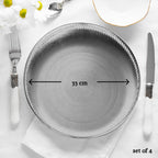 Silver Decorative Charger Plate | Radiance