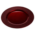 Red Pebble Effect Charger Plate | Paxton