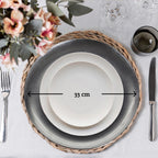 Silver Coupe Charger Plate | Paxton