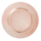 Rose Gold Flat Style Charger Plate | Dia