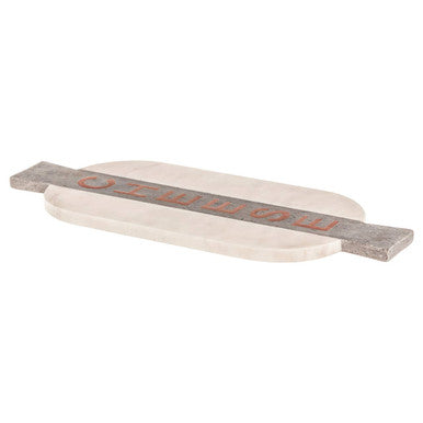 White and Grey Marble Cheeseboard | Monzaro