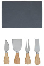 Slate Board and 4 Piece Cheese Knife Set | Carter