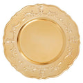 Gold Finish Baroque Charger Plate | Dia