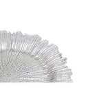 Silver Finish Reef Charger Plate | Dia