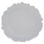 White Finish Reef Charger Plate | Dia