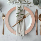 Rose Gold Finish Charger Plate | Dia