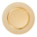 Gold Finish Pebble Effect Charger Plate | Dia
