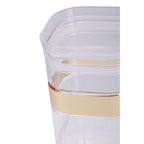 Gozo Square Storage Jar 1200ml