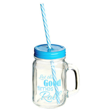 Bocal Good Times Square Mason Jar Mug