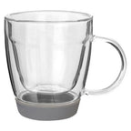 Double Wall Glass Mug with Silicone Base 220ml | Amari