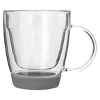 Double Wall Glass Mug with Silicone Base 220ml | Amari
