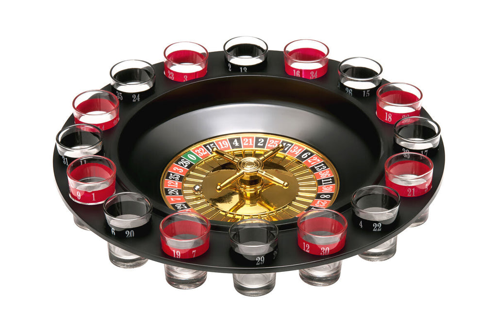 Roulette 16 Shot Glasses | Drinking Game