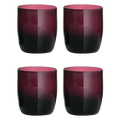 Set of Four Purple Tumblers | Purple Glass
