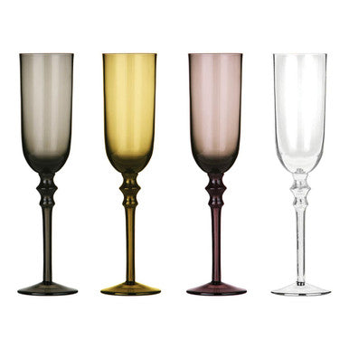 Set of Four Champagne Glasses | Tessa