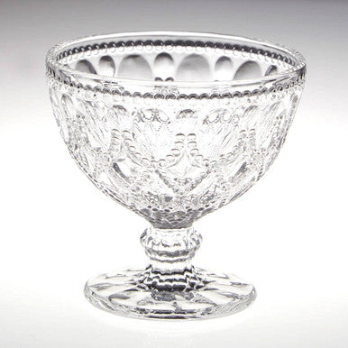 Set of Two Clear Glass Sundae Dishes | Fleur