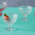 Set of Two Clear Glass Sundae Dishes | Fleur