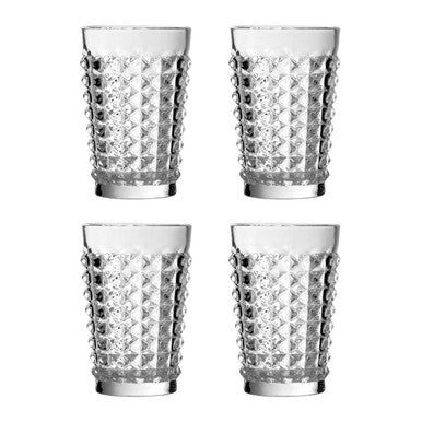 Set of Four Hi Ball Glasses | Pyramid