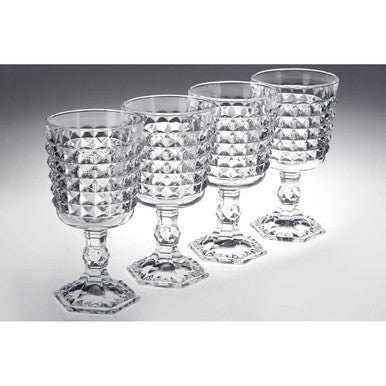 Set of Four Wine Goblets | Pyramid