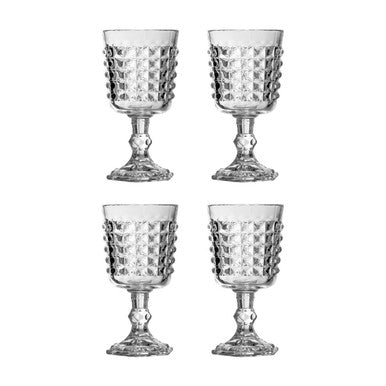 Set of Four Wine Goblets | Pyramid