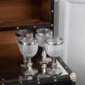 Diamond Finish Wine Glass | Pyramid