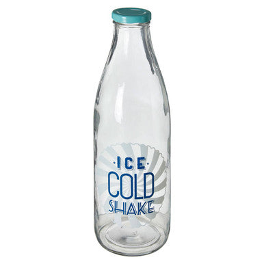 Glass Milk Bottle With  Screw Cap | Dayla