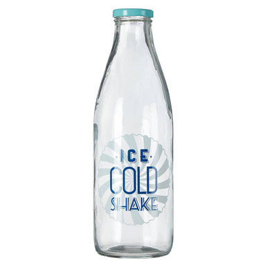 Glass Milk Bottle With  Screw Cap | Dayla