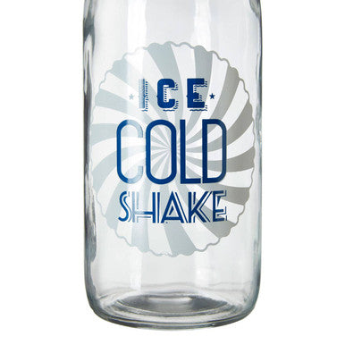 Glass Milk Bottle With  Screw Cap | Dayla