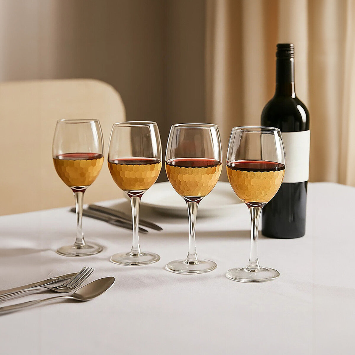 Set of Four Small Wine Glasses | Astrid