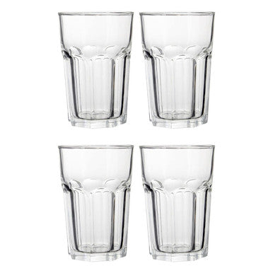Euri Set of Four Glass Tumblers 500ml