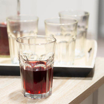 Euri Set of Four Glass Tumblers 500ml