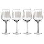 Set of Four Wine Glasses | Jazz