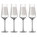 Set of Four Champagne Glasses | Jazz