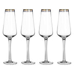 Set of Four Champagne Glasses | Charleston