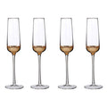 Set of Four Champagne Glasses | Horizon