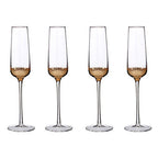 Set of Four Champagne Glasses | Horizon