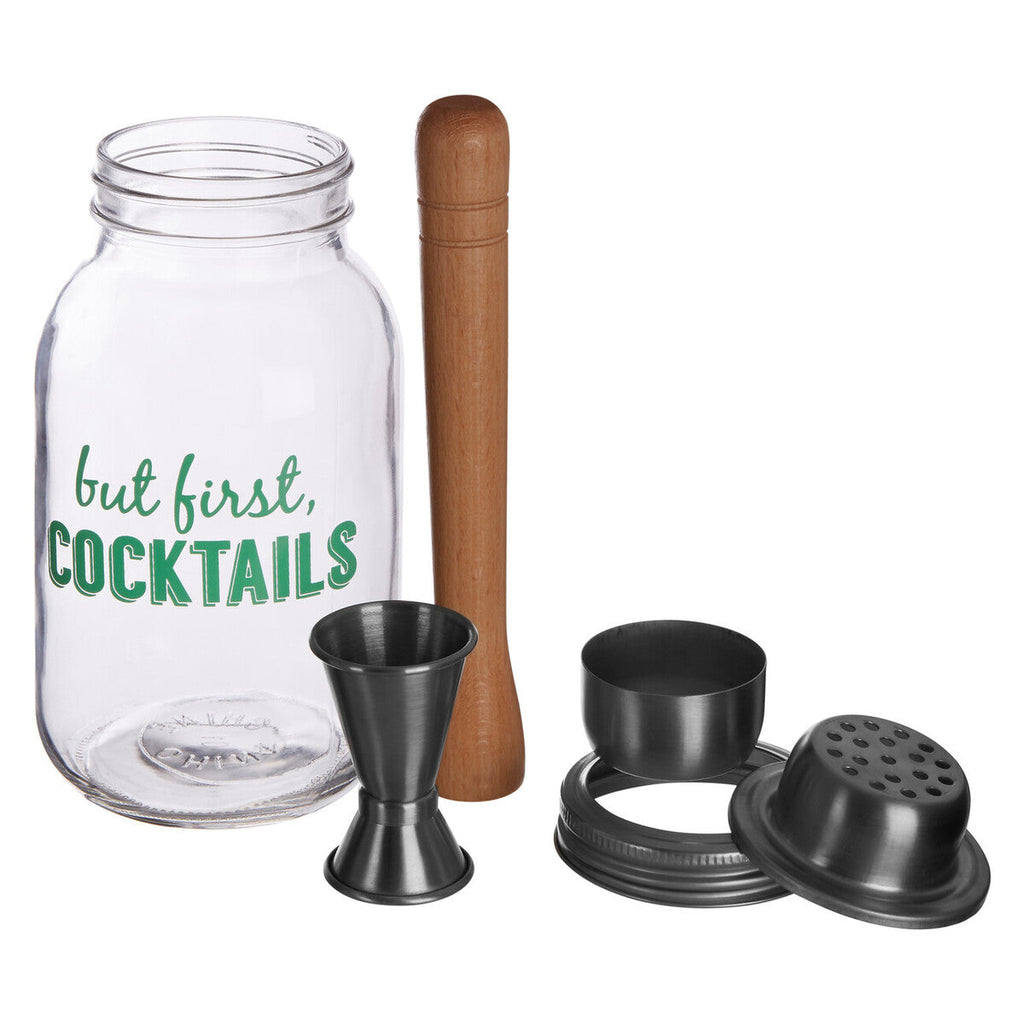 3 Piece But First Cocktails Jar | Ara