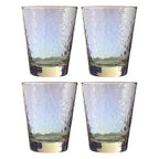 Set of 4 Lustre Glass Tumblers | Aurora