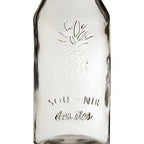 Clear Glass Embossed Pineapple Design 1000Ml Carafe | Dayla