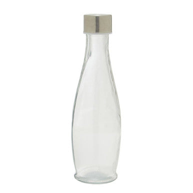 Clear Glass 550Ml Bottle with Metal Lid | Dayla
