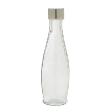 Clear Glass 550Ml Bottle with Metal Lid | Dayla