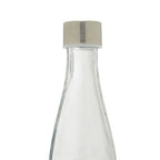 Clear Glass 550Ml Bottle with Metal Lid | Dayla