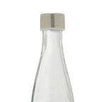 Clear Glass 550Ml Bottle with Metal Lid | Dayla